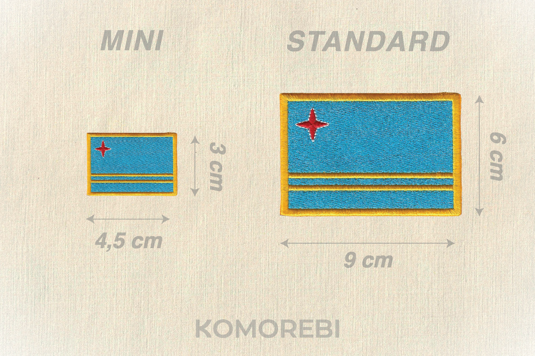 Aruba - Drapeau Brodé