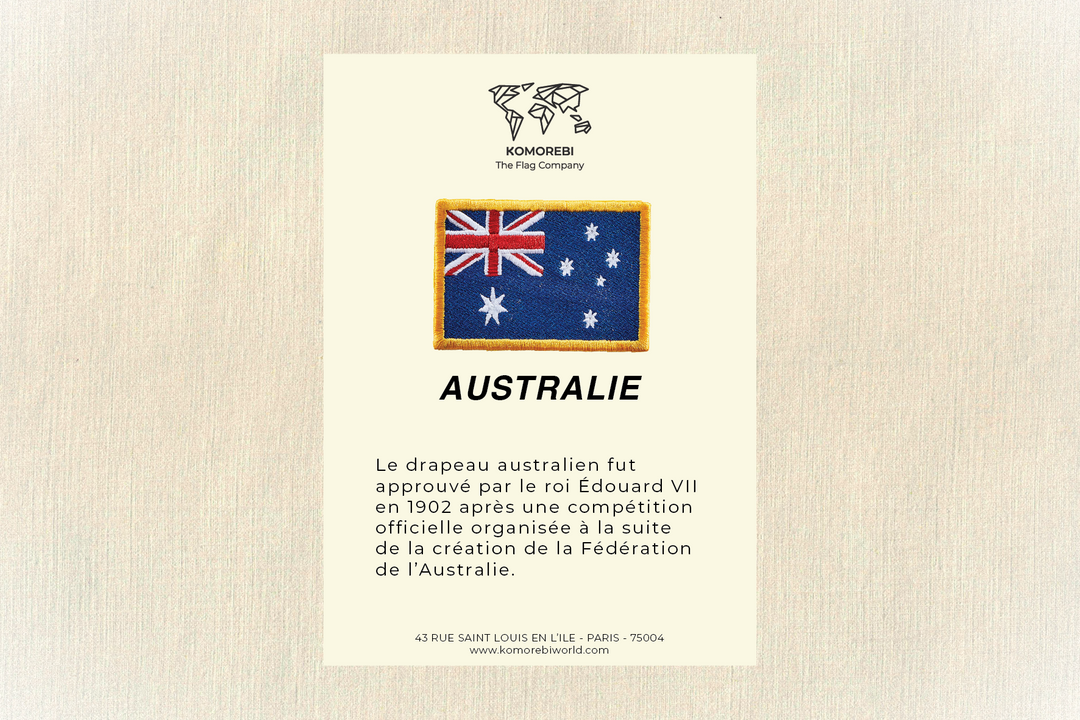 Australie - Drapeau Brodé
