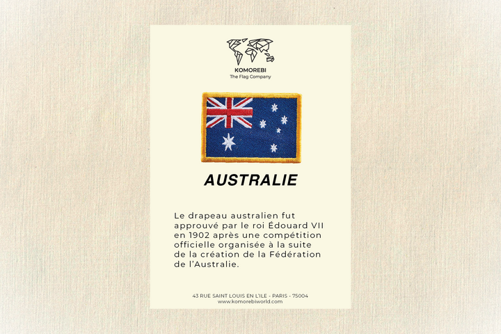 Australie - Drapeau Brodé