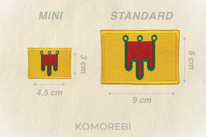 Auvergne - Drapeau Brodé