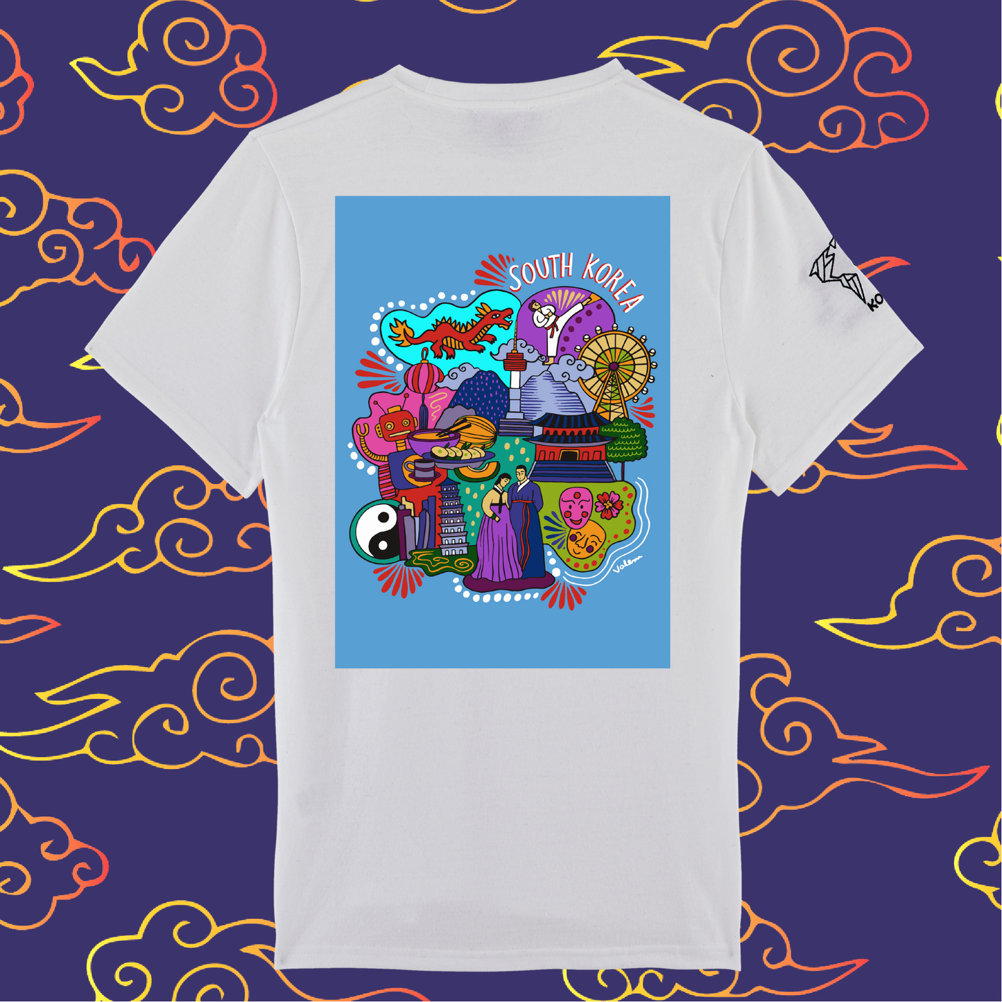 South Korea • Komorebi x ValeMontero • T-shirt