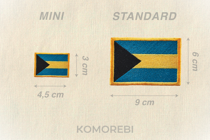 Bahamas - Drapeau Brodé