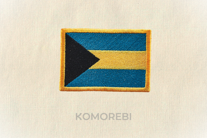 Bahamas - Drapeau Brodé