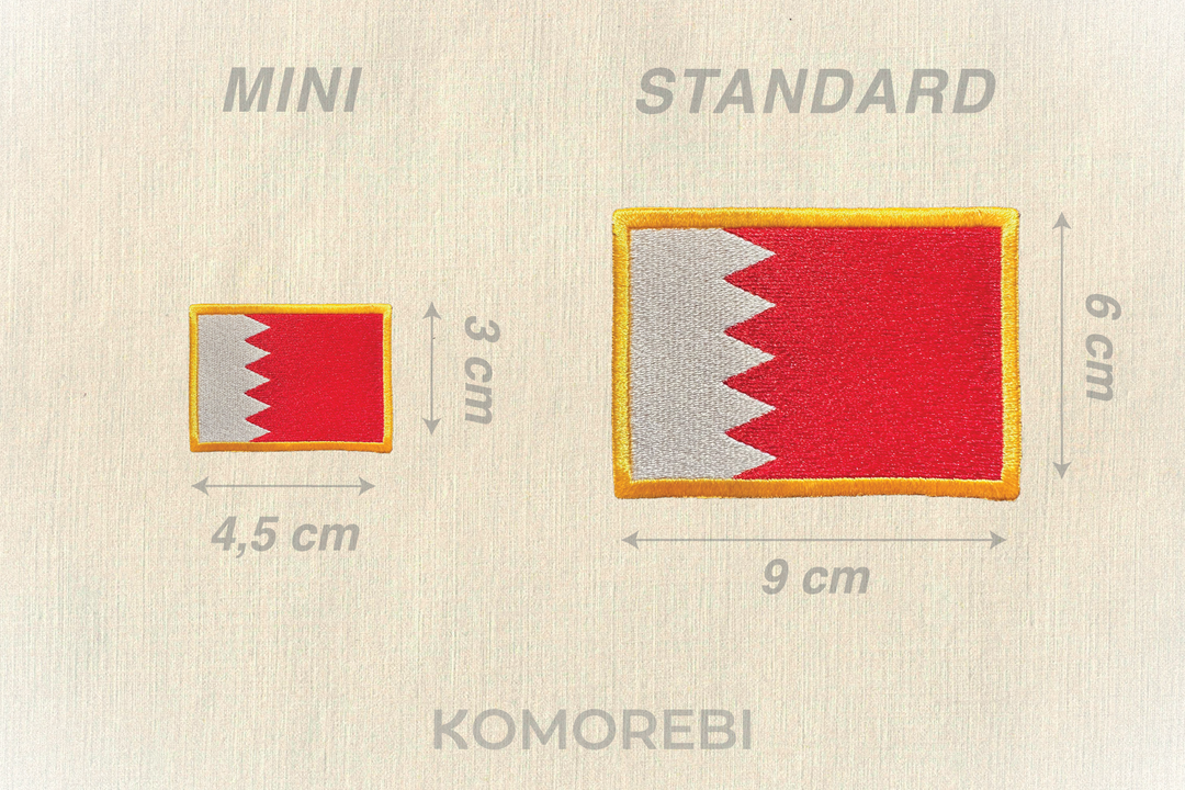 Bahreïn - Drapeau Brodé