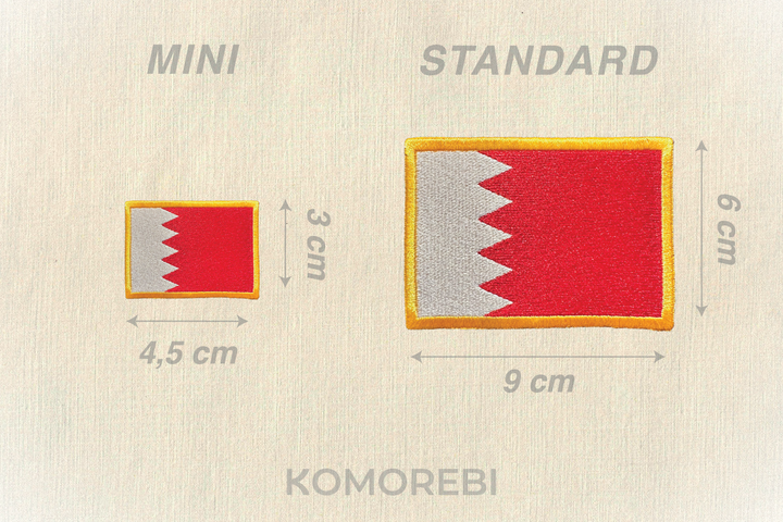 Bahreïn - Drapeau Brodé