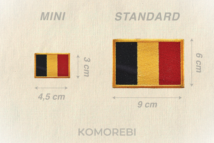 Belgique - Drapeau Brodé