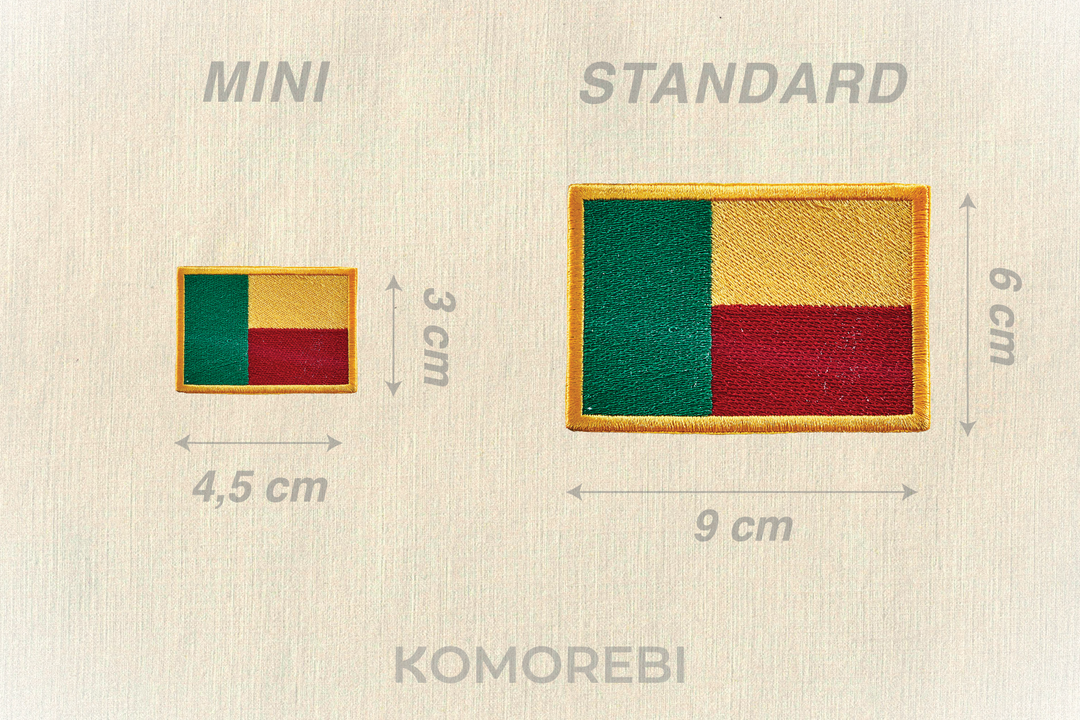 Bénin - Drapeau Brodé