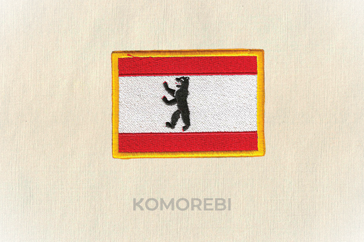 Berlin- Drapeau Brodé