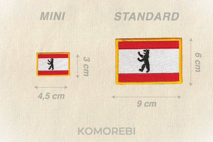 Berlin- Drapeau Brodé
