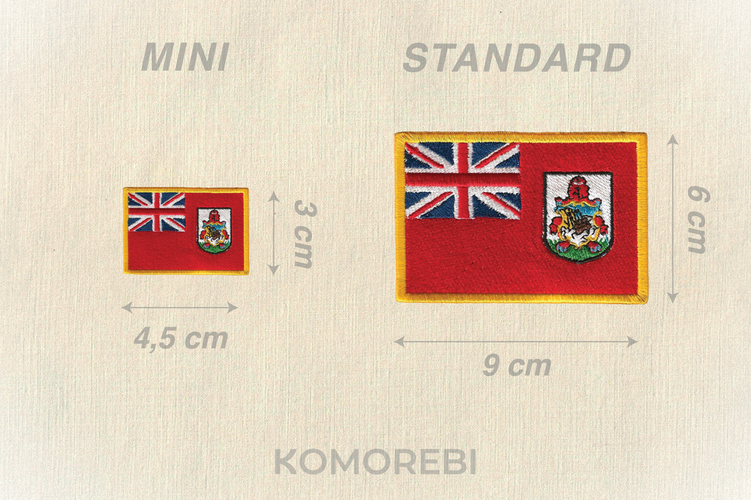 Bermuda - Drapeau Brodé
