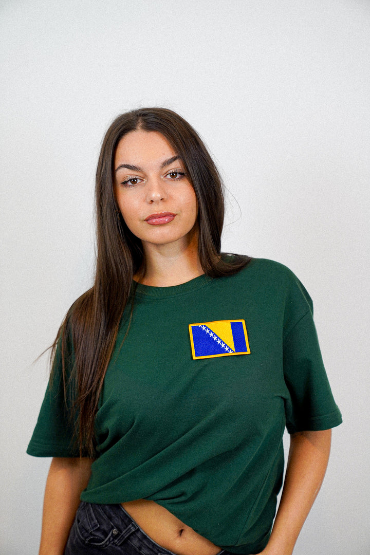 Camiseta de bandera de Bosnia y Herzegovina