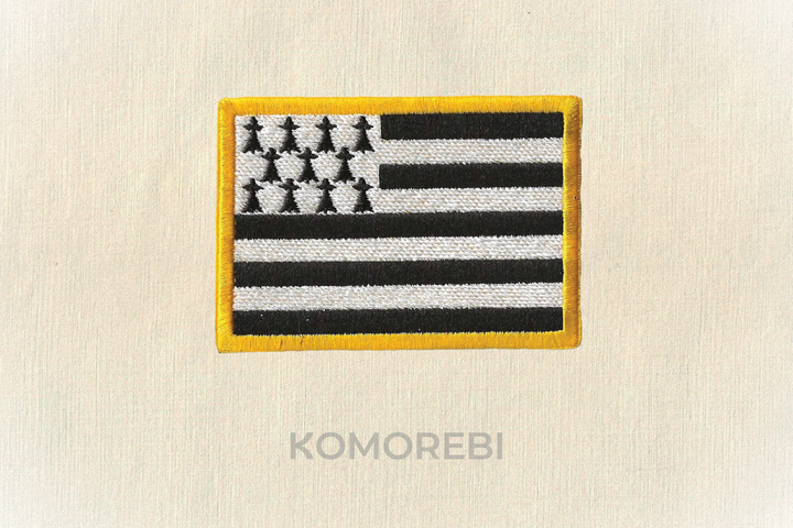 Bretagne - Drapeau Brodé