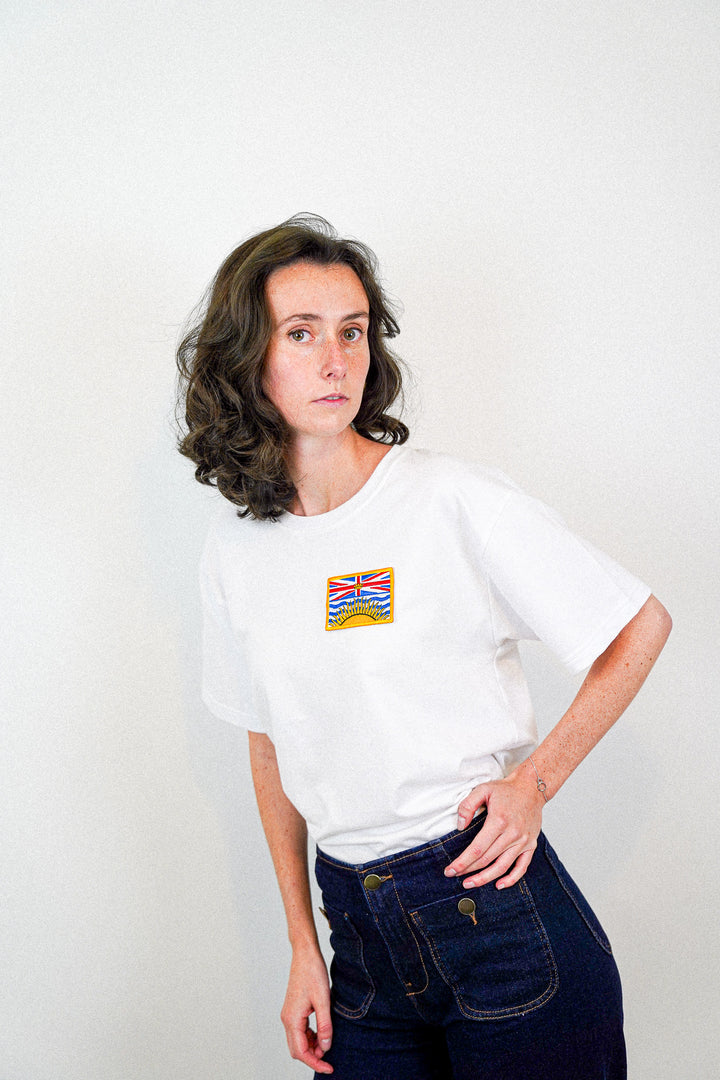 Colombie-Britannique • T-Shirt mit Flagge