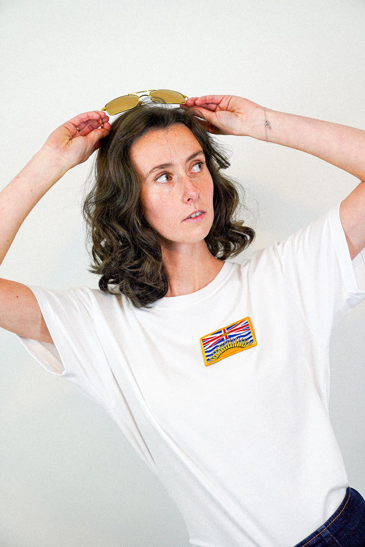 Colombie-Britannique • T-Shirt mit Flagge