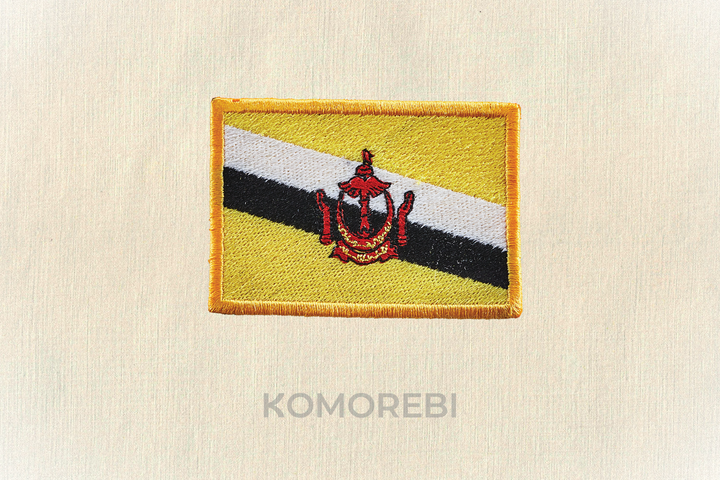 Brunei - Drapeau Brodé