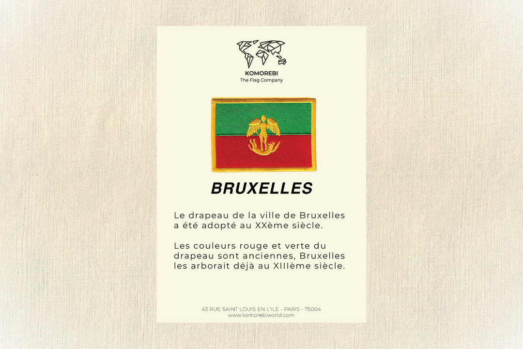 Bruxelles - Bestickte Flagge