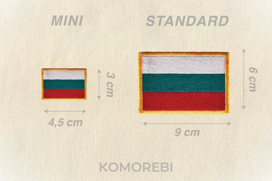 Bulgarie - Drapeau Brodé