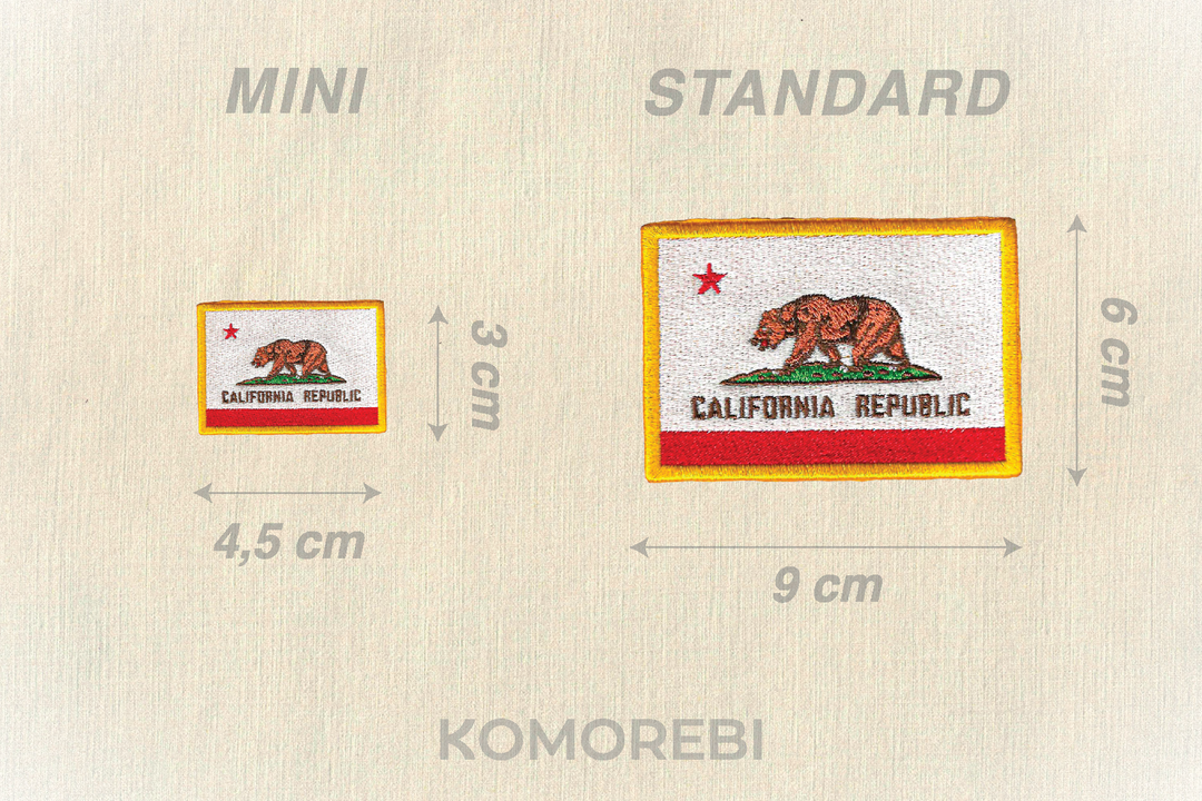 Californie - Drapeau Brodé