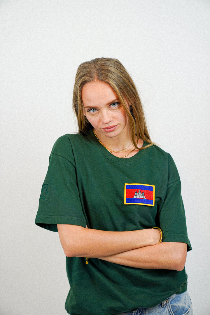 Cambodge • T-shirt drapeau