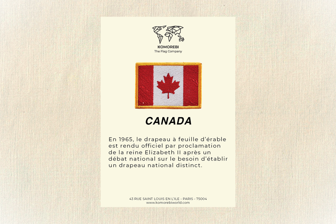 Canada - Drapeau Brodé