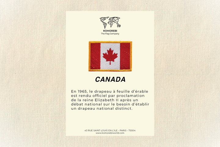 Canada - Drapeau Brodé