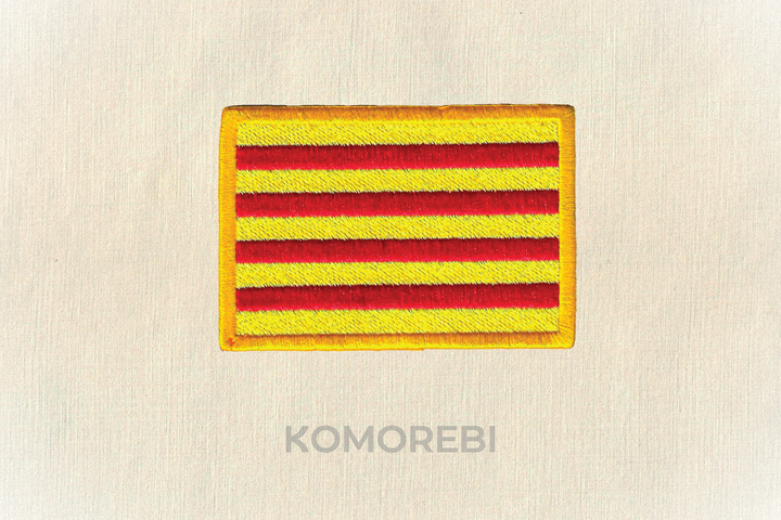 Catalogne - Drapeau Brodé