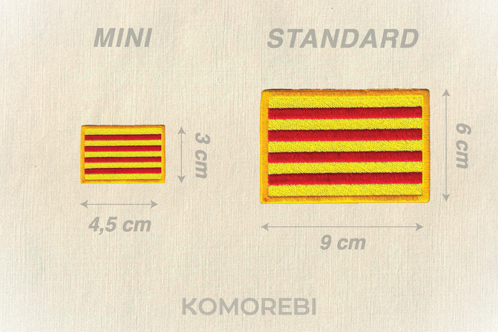 Catalogne - Drapeau Brodé