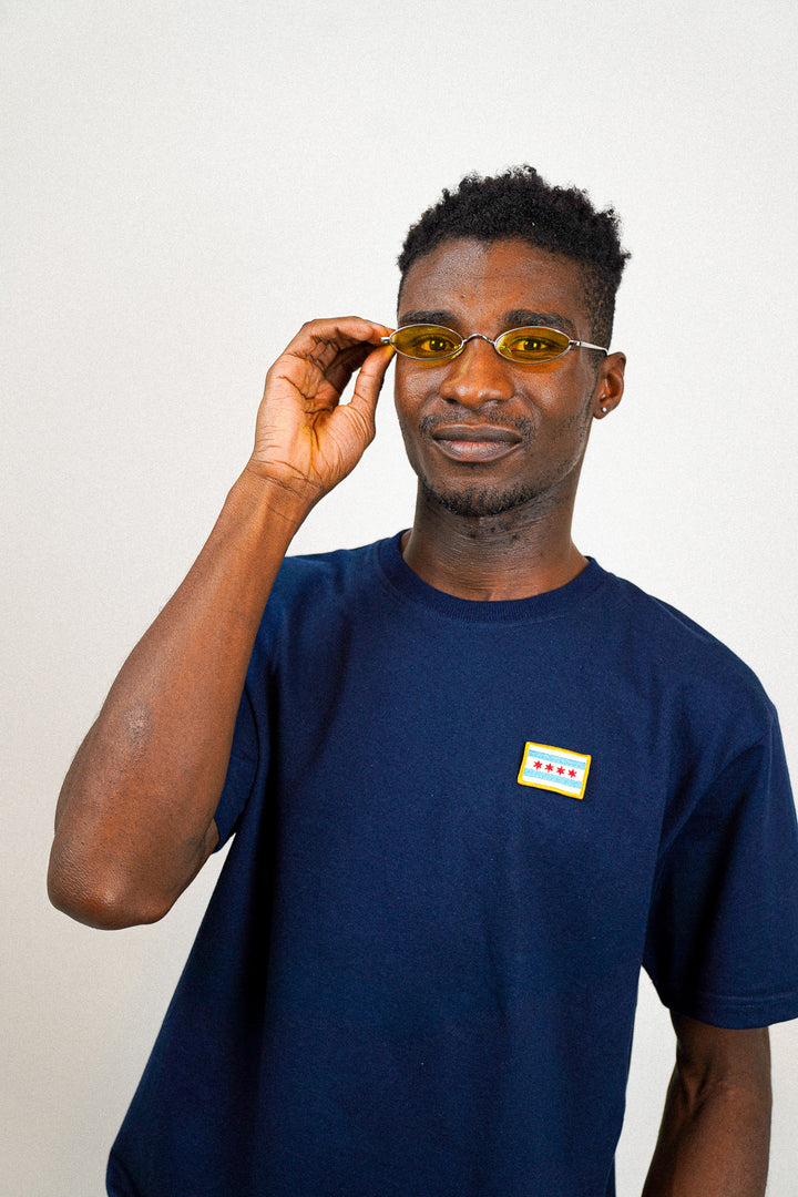 Chicago • T-shirt drapeau