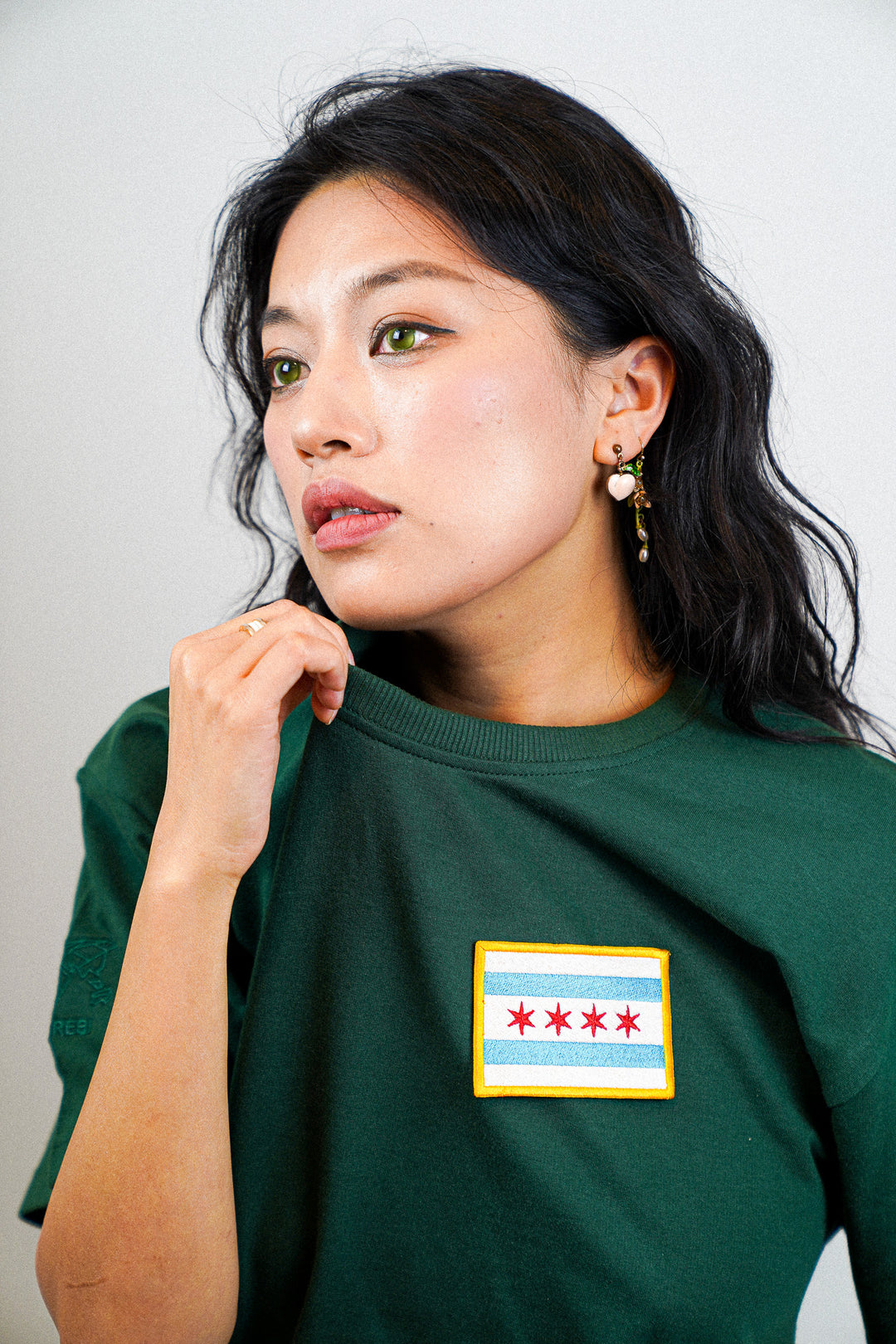 Chicago • T-shirt drapeau