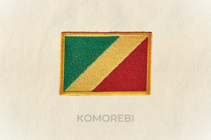 Congo (République) - Drapeau Brodé