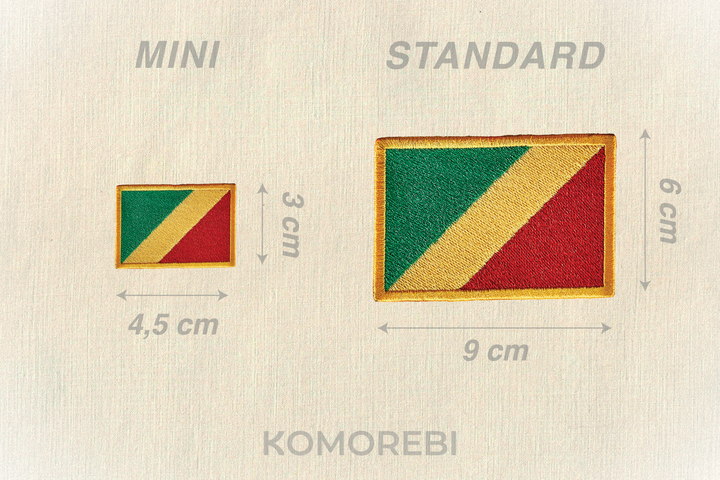 Congo (République) - Drapeau Brodé