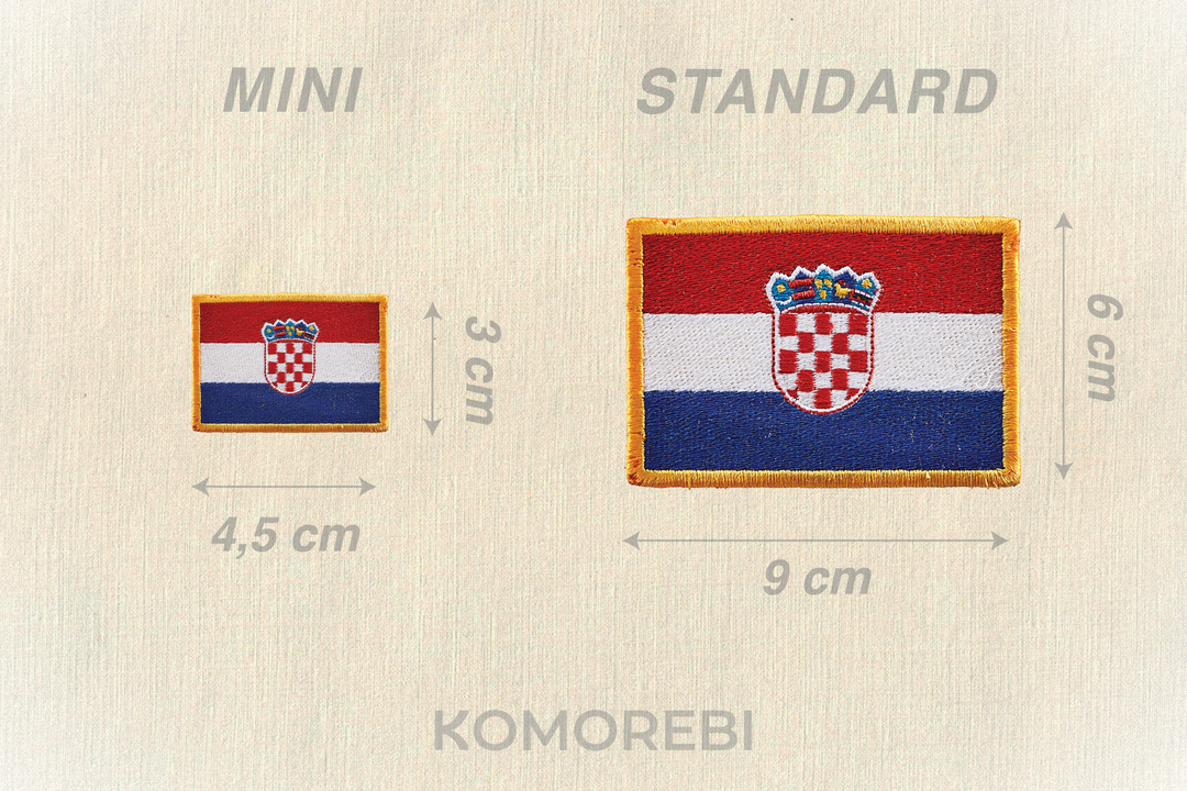 Croatie - Drapeau Brodé