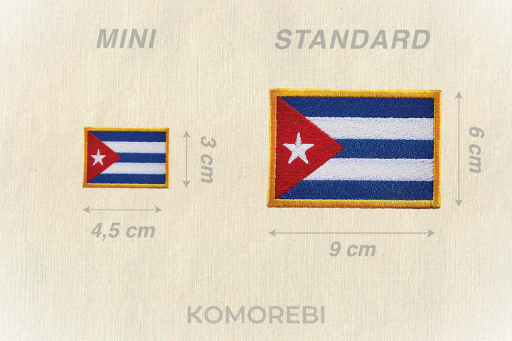 Cuba - Drapeau Brodé