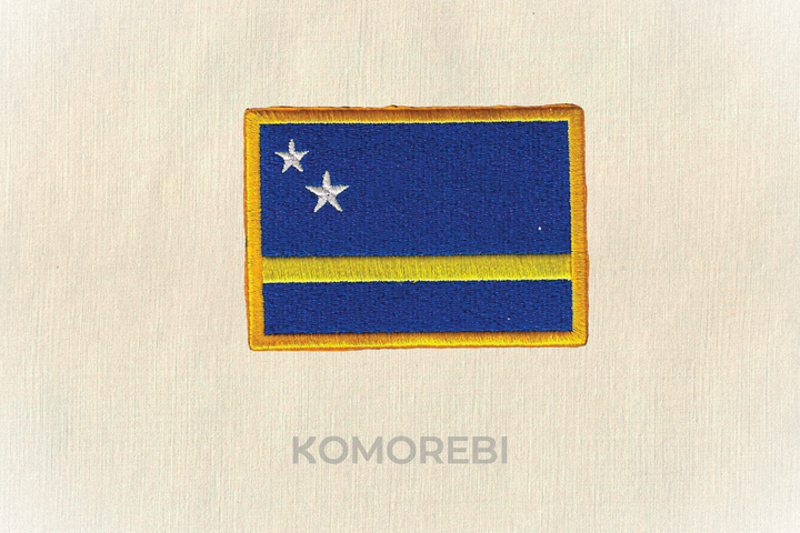 Curaçao - Drapeau Brodé