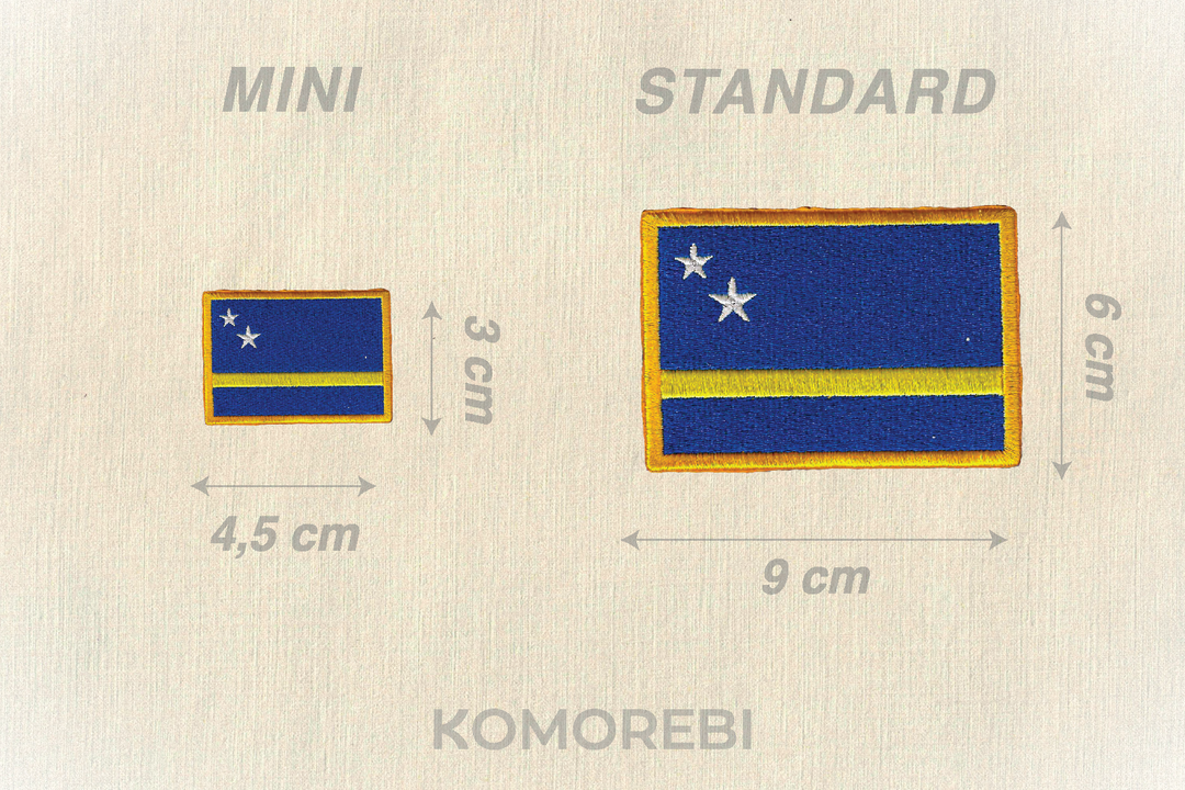 Curaçao - Drapeau Brodé
