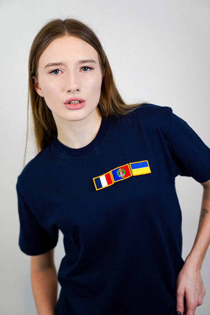 2 flags T-shirt