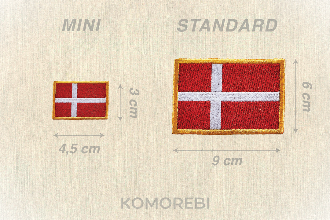 Danemark - Drapeau Brodé
