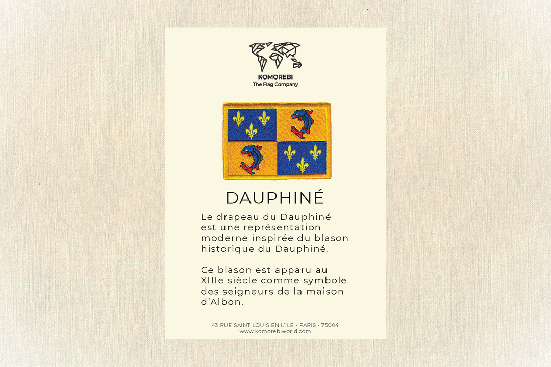 Dauphiné - Drapeau Brodé