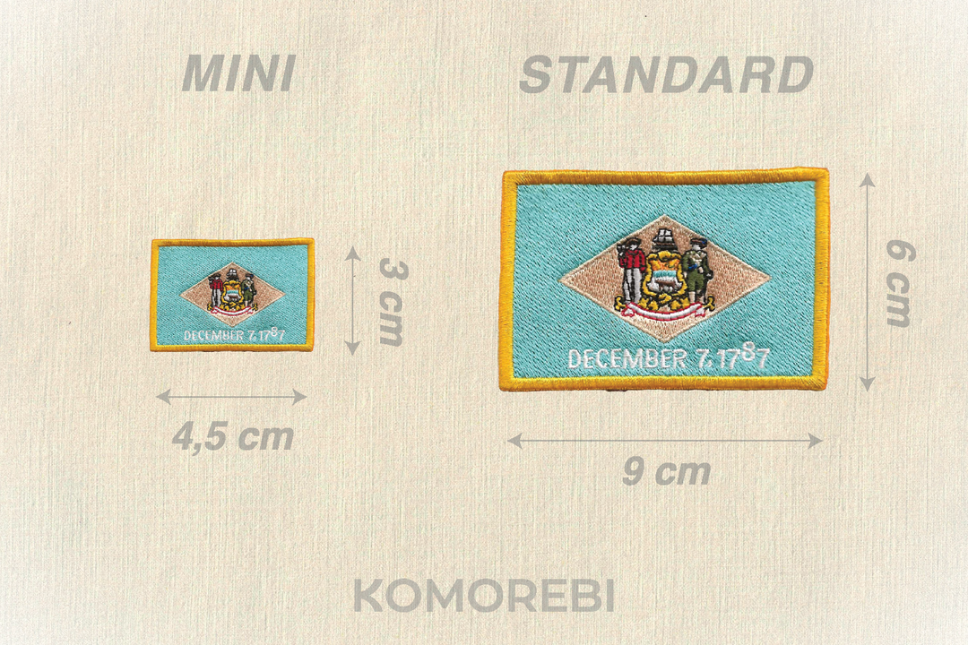 Delaware - Drapeau Brodé