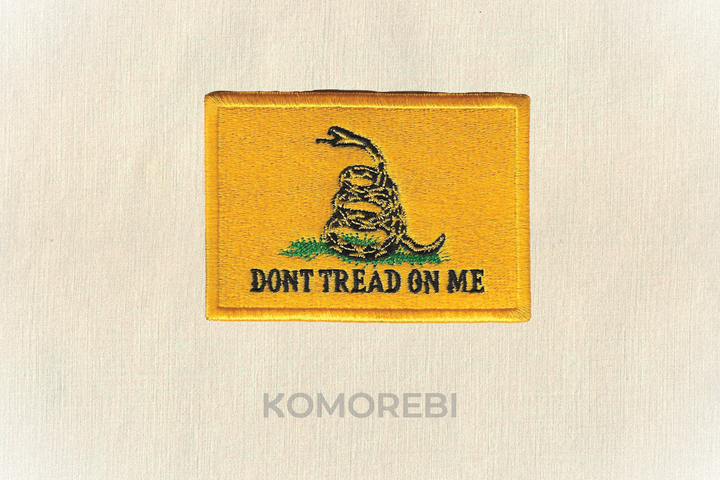 Dont Tread On Me (Gadsden Flag) - Drapeau Brodé