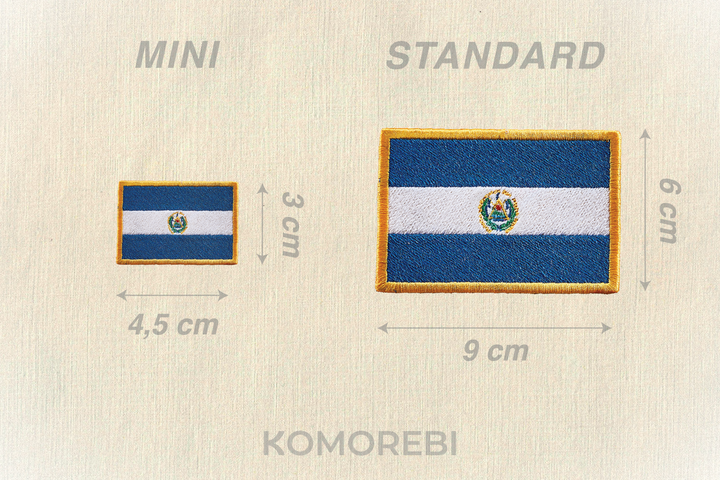 El Salvador - Drapeau Brodé