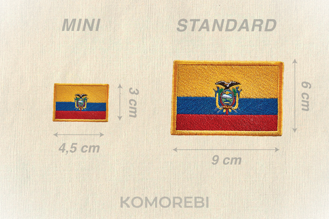 Équateur - Drapeau Brodé