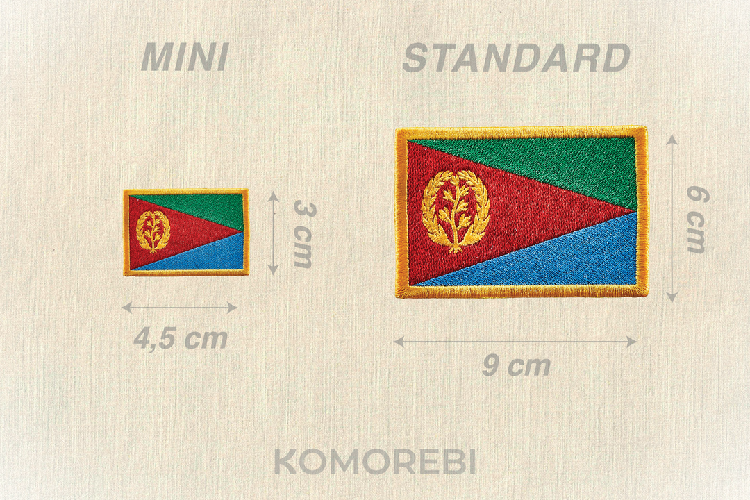 Érythrée - Drapeau Brodé