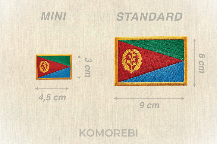 Érythrée - Drapeau Brodé