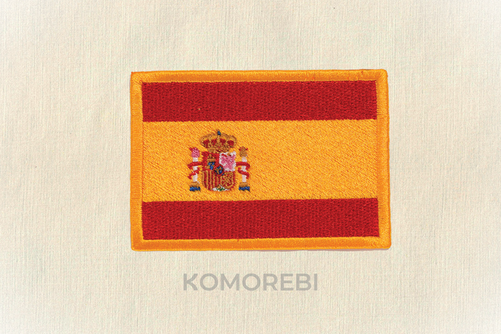 Espagne - Drapeau Brodé