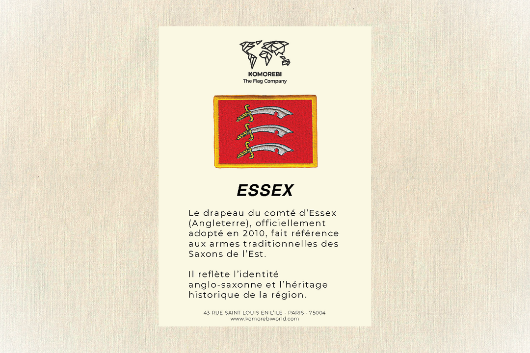 Essex - Drapeau Brodé