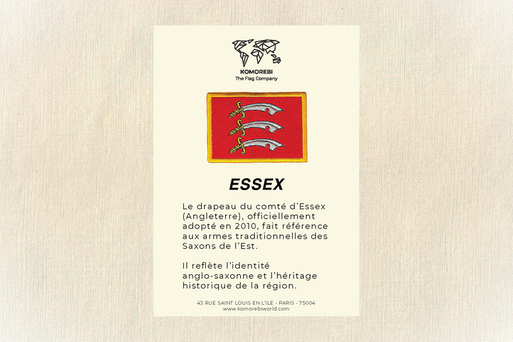 Essex - Drapeau Brodé