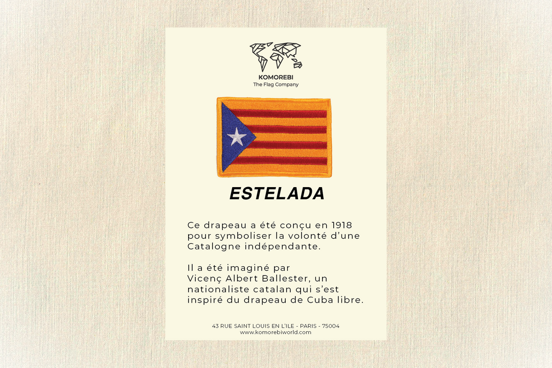 Estelada - Drapeau Brodé