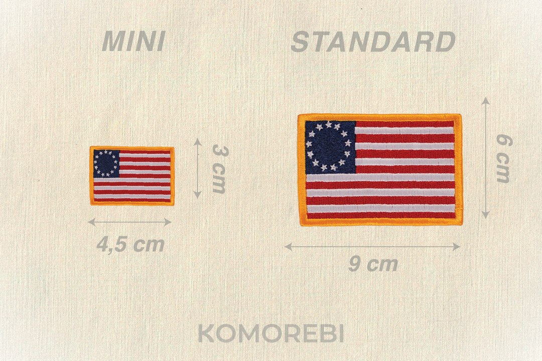 États-Unis (1777 )'Betsy Ross' - Drapeau Brodé