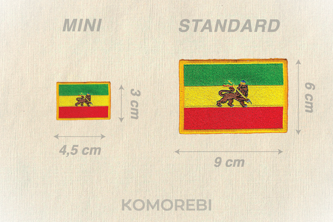Éthiopie (1975) - Drapeau Brodé